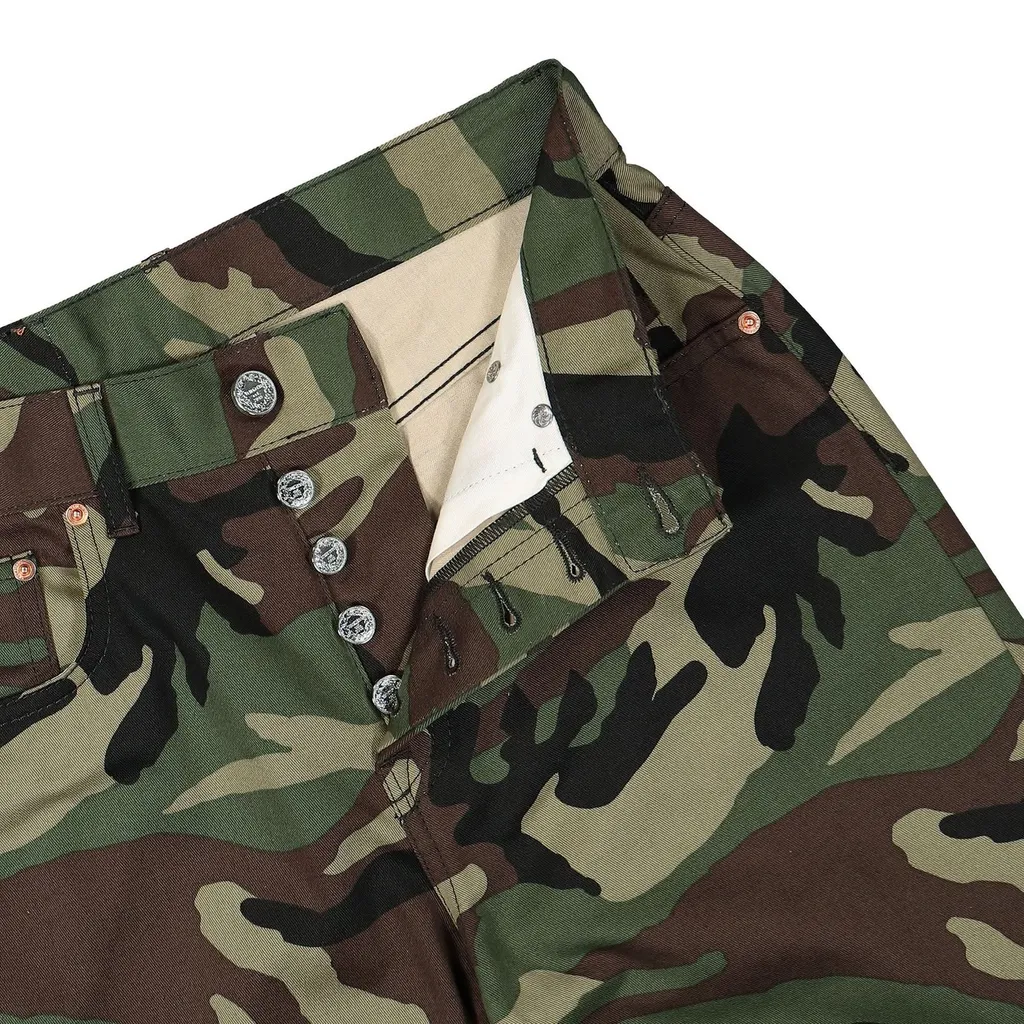 Flared Camouflage Pants