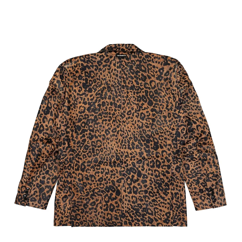 Leopard Print Blazer