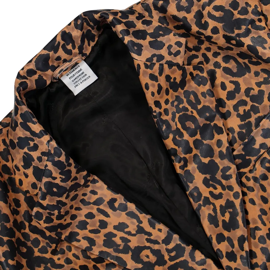 Leopard Print Blazer