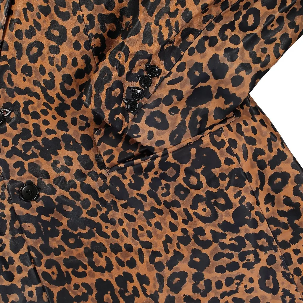 Leopard Print Blazer