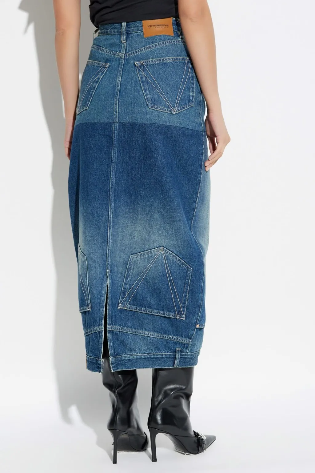 Denim Maxi Skirt