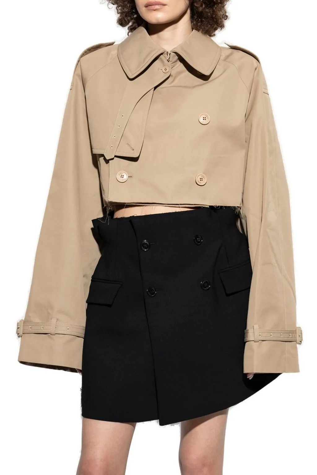 Cropped Trench Jacket
