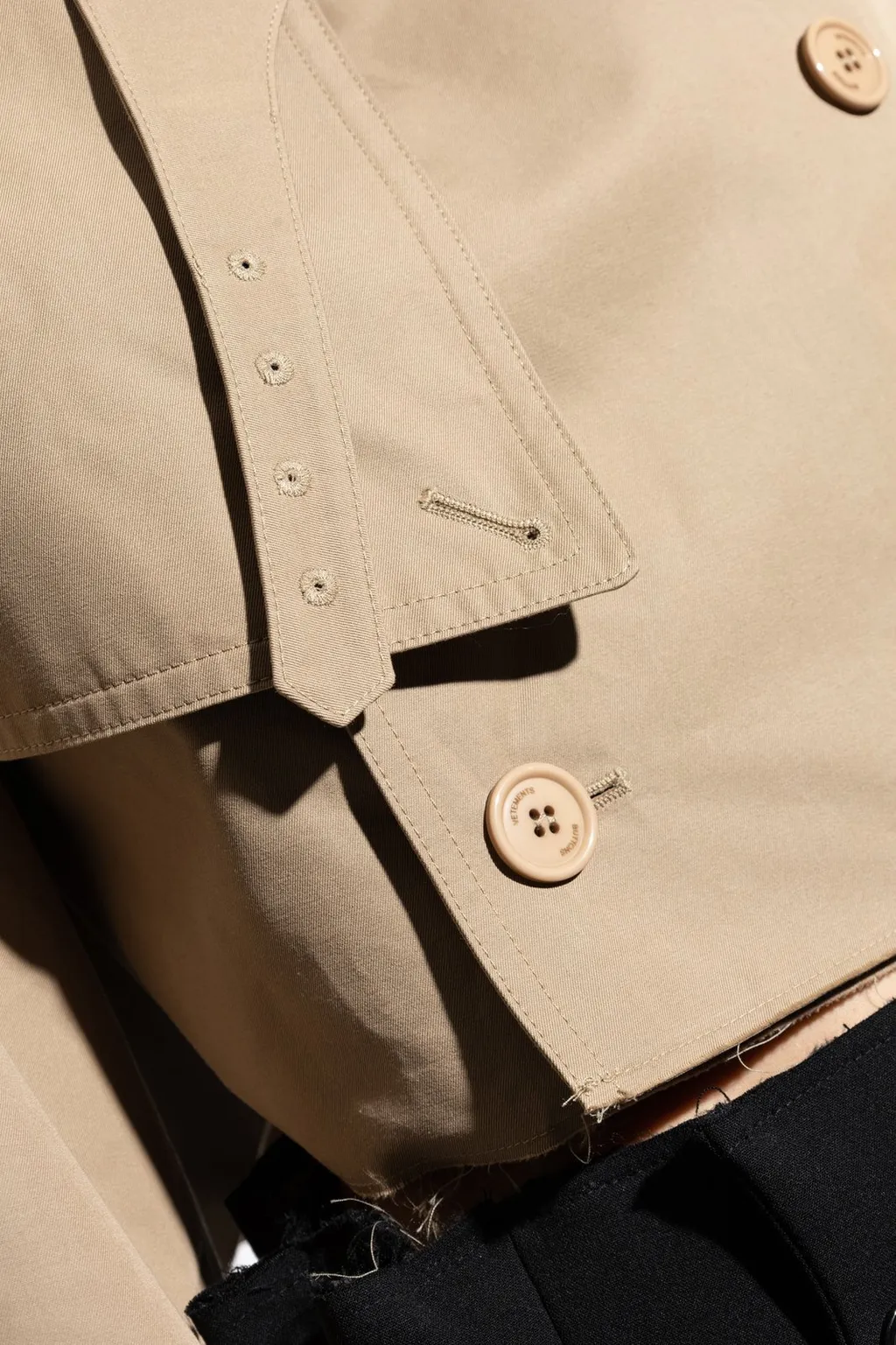 Cropped Trench Jacket