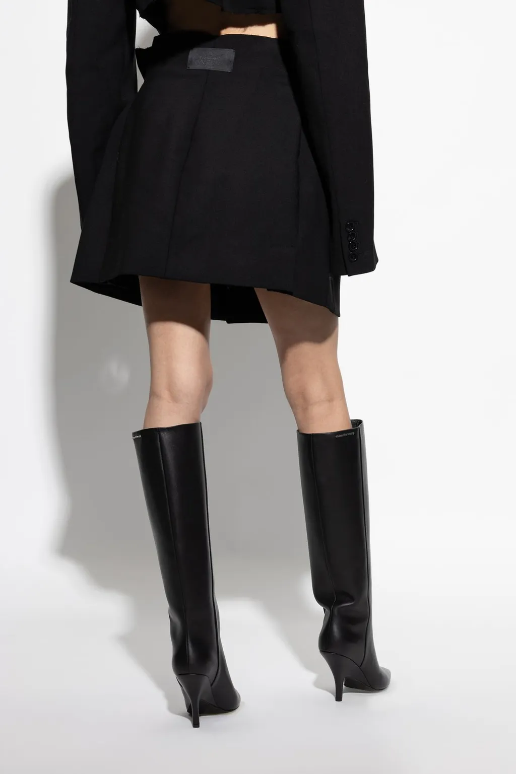 Double-Breasted Mini Skirt