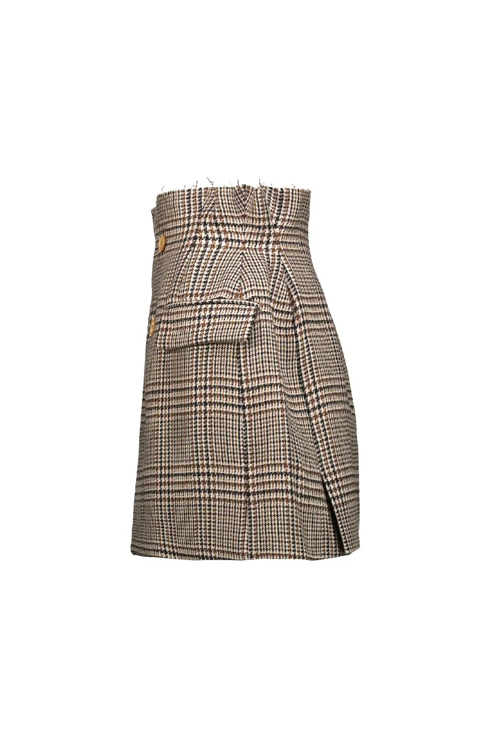Plaid Mini Skirt