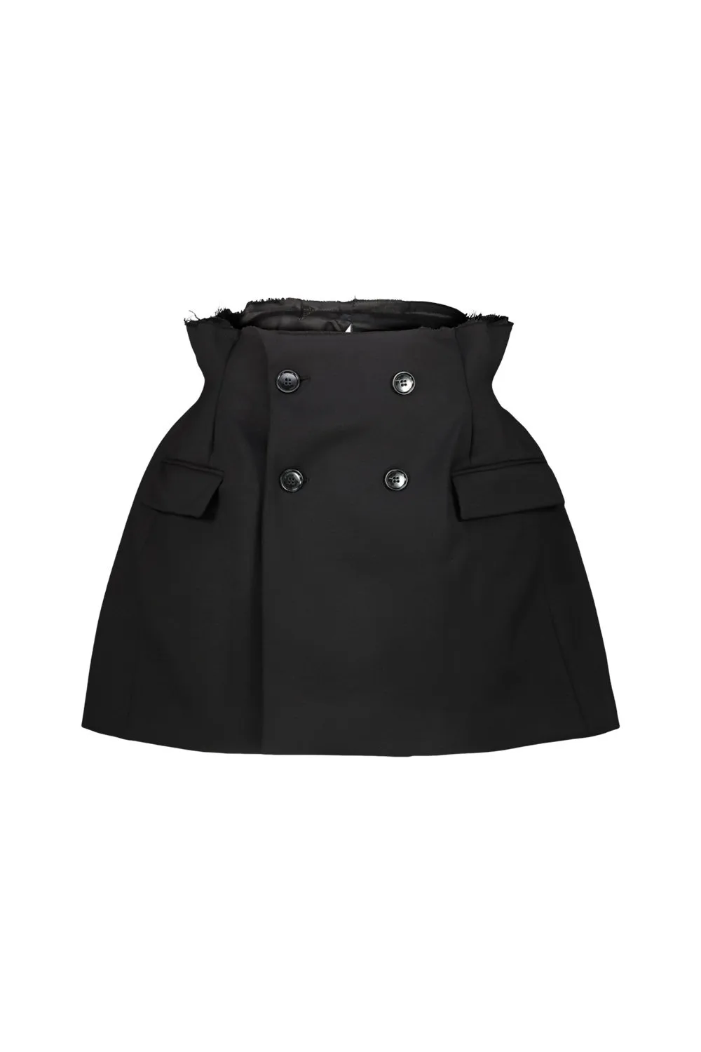 Double-Breasted Mini Skirt