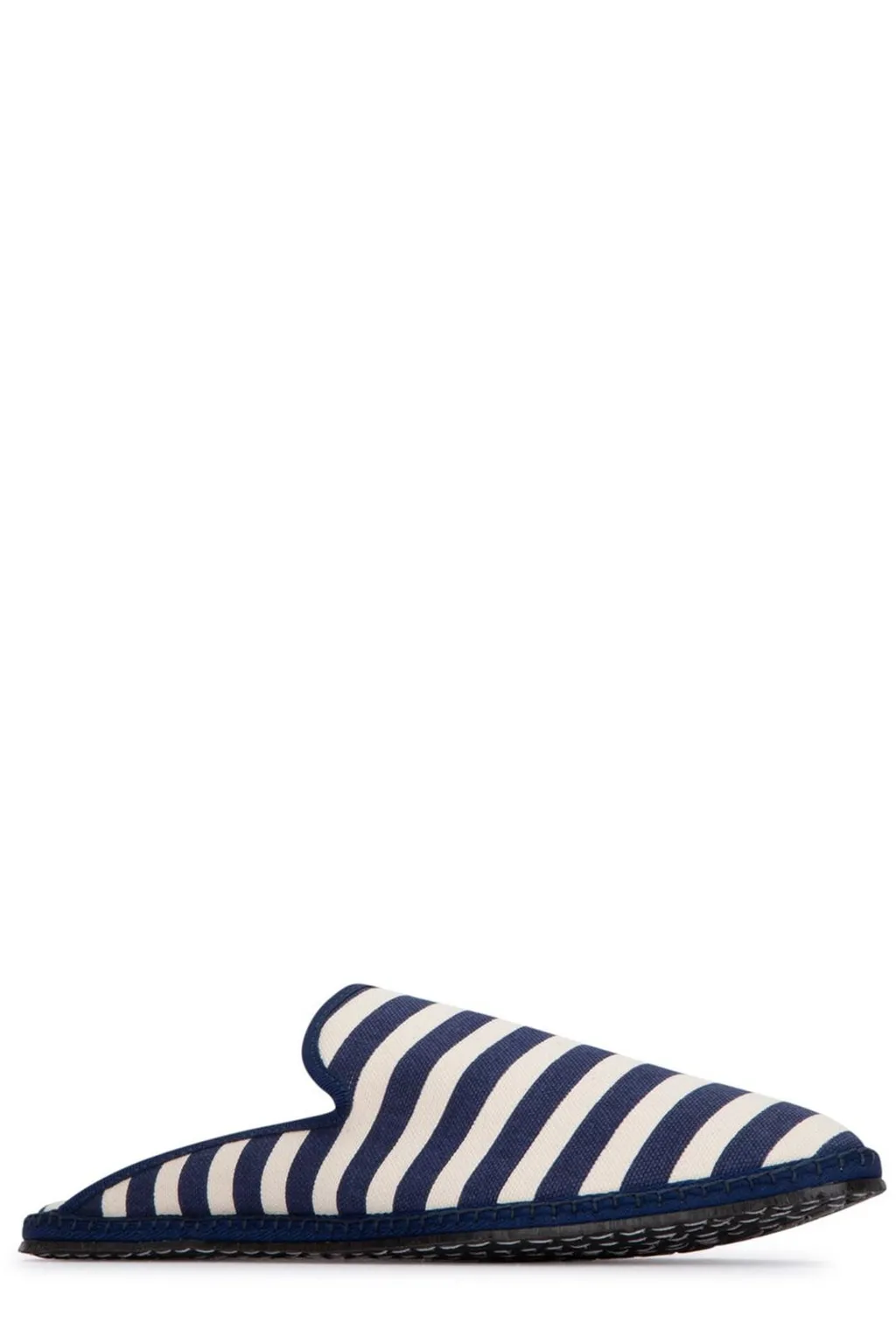 Striped Espadrille Mules