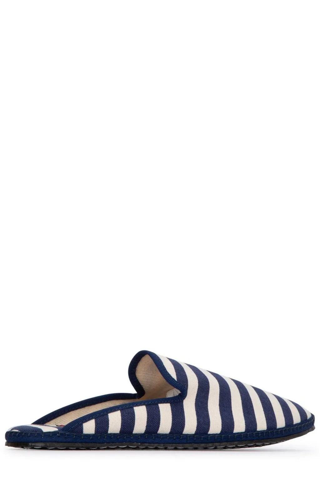 Striped Espadrille Mules