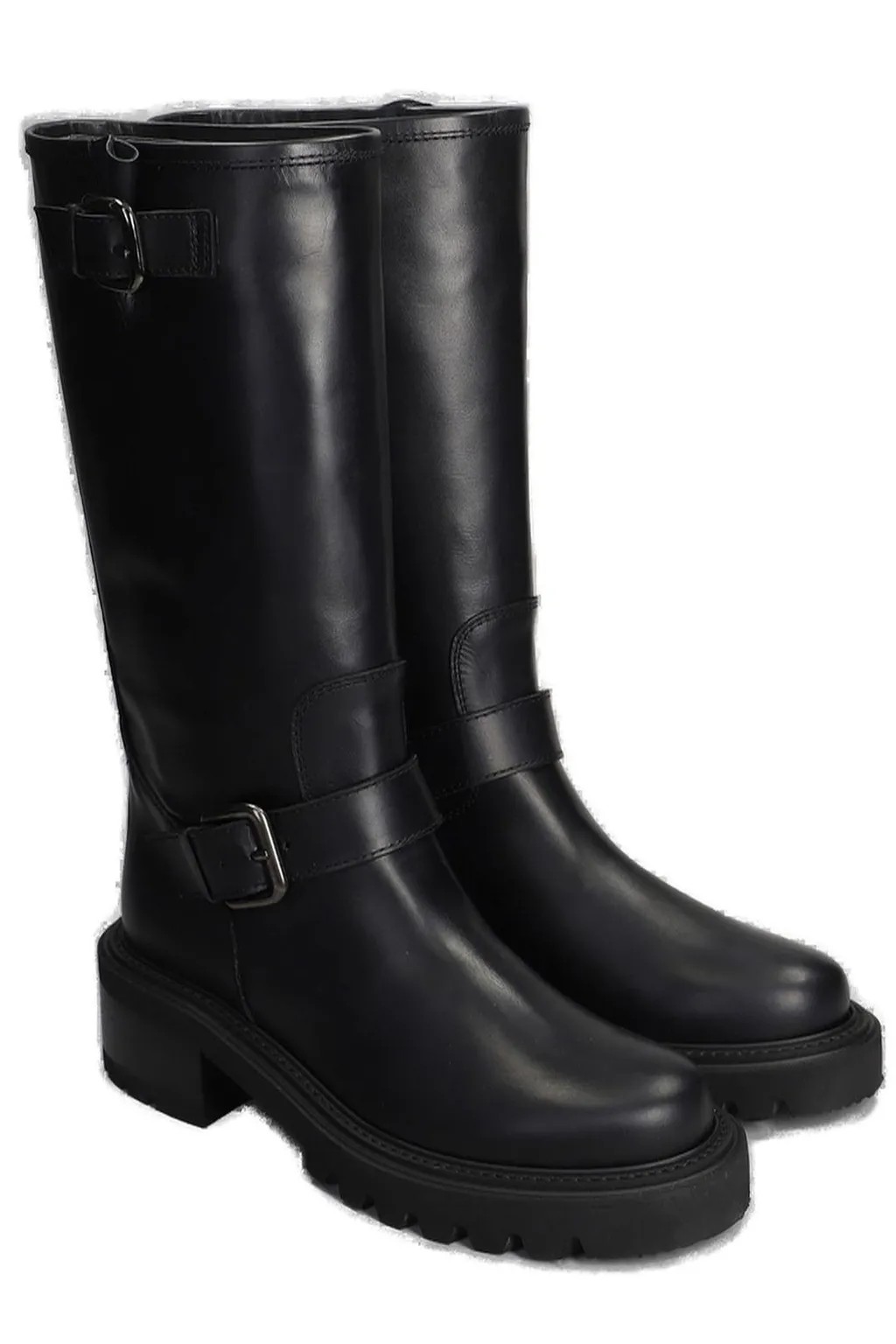 Tall Buckle Boots