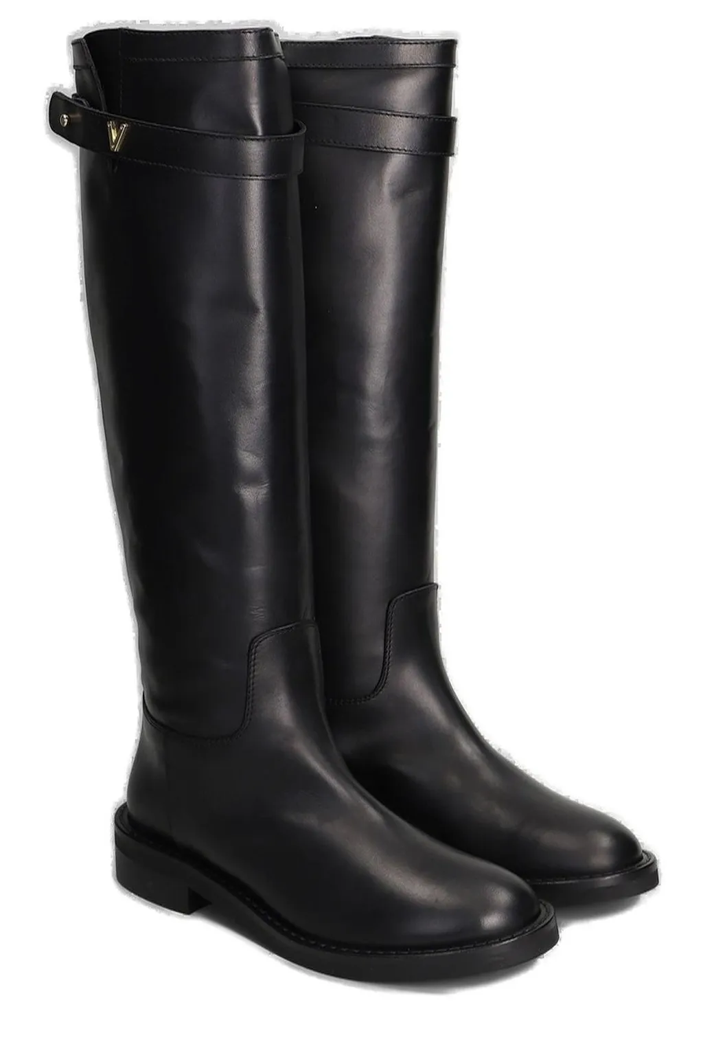 Knee-High Leather Boots