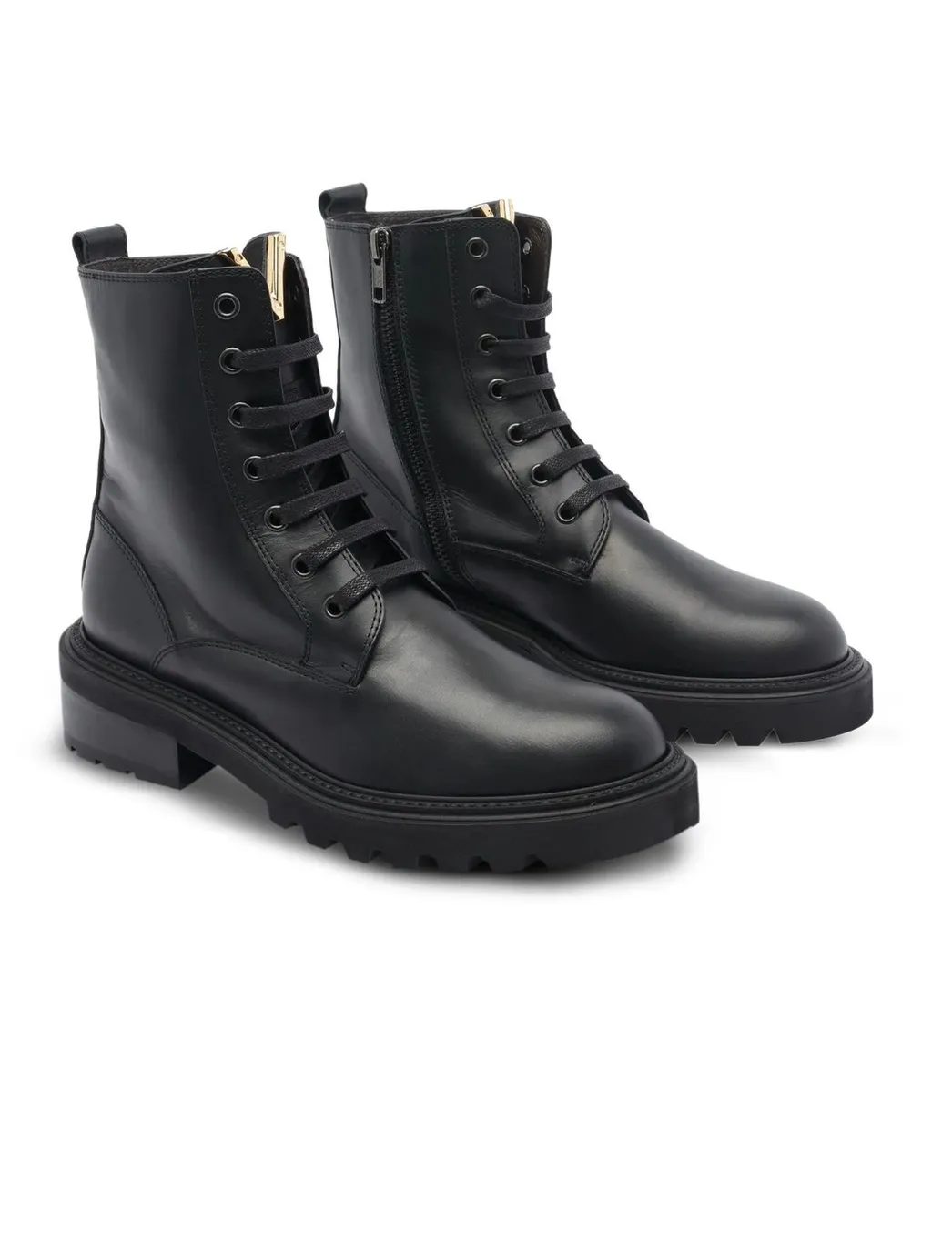 Lace-Up Combat Boots