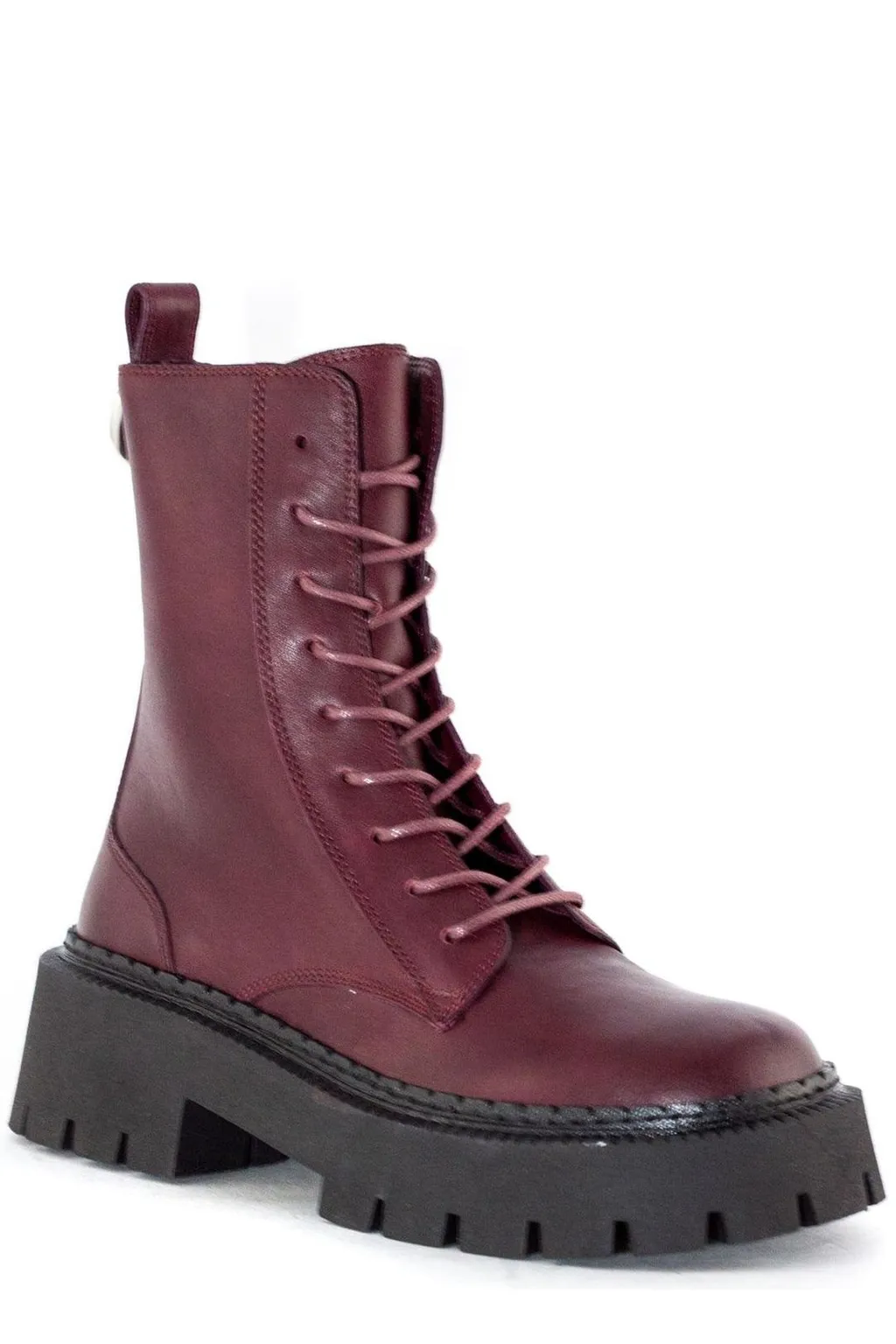 Lace-Up Combat Boots