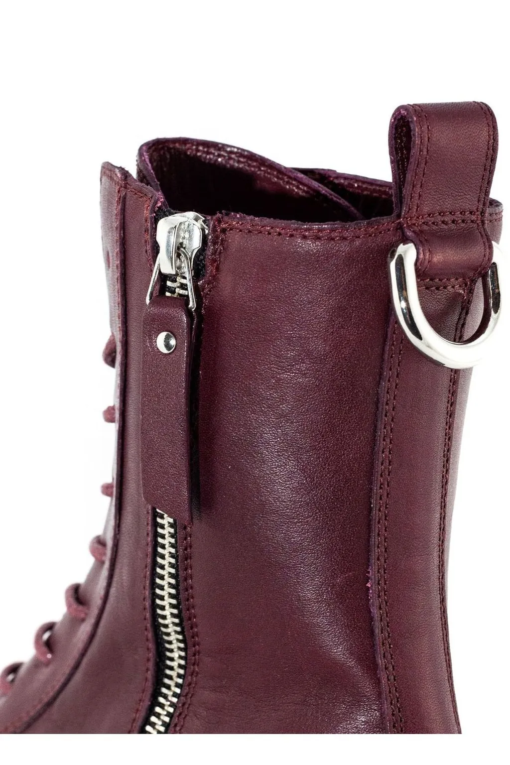 Lace-Up Combat Boots