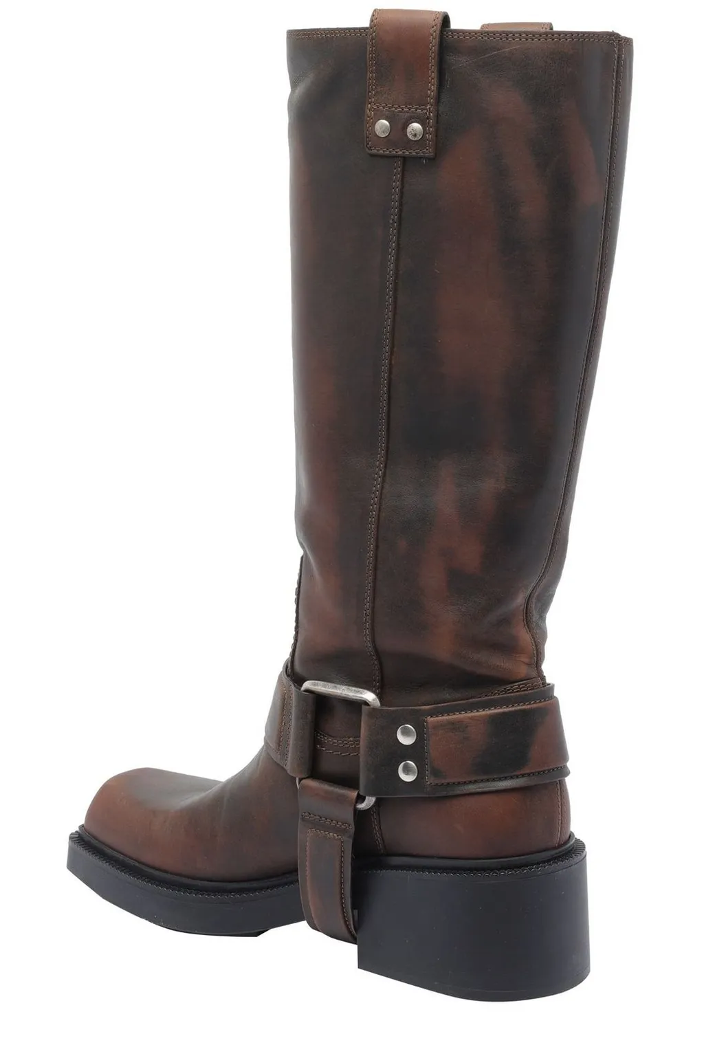 Knee-High Leather Boots