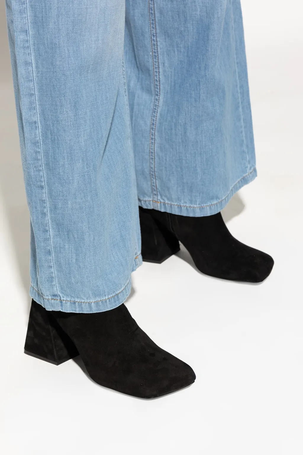 Ankle Boots With Block Heel