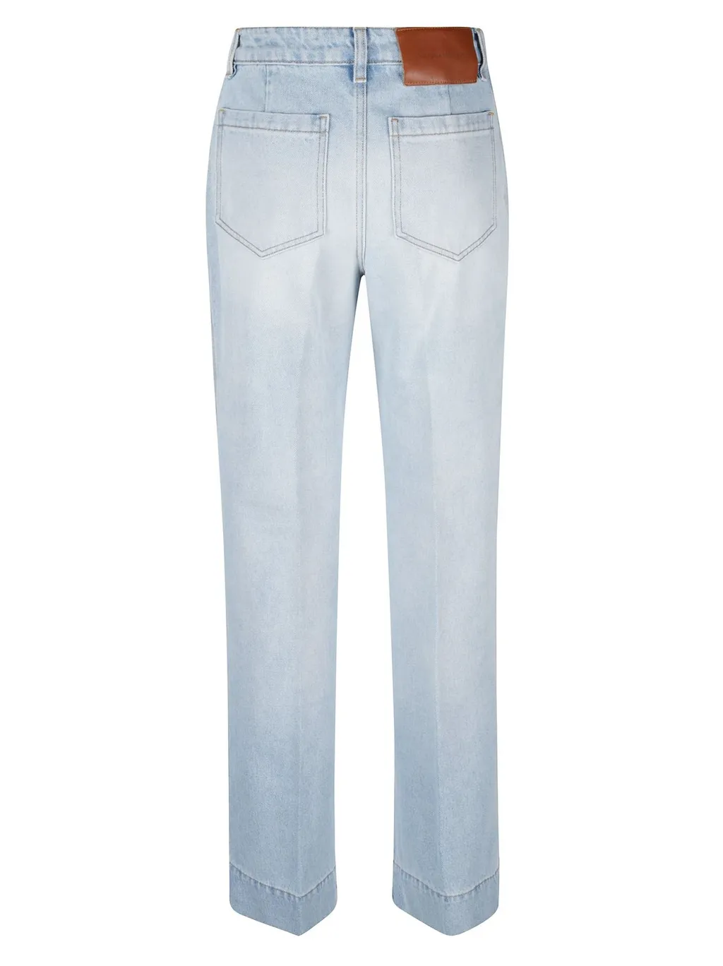 High-Waisted Flared Jeans