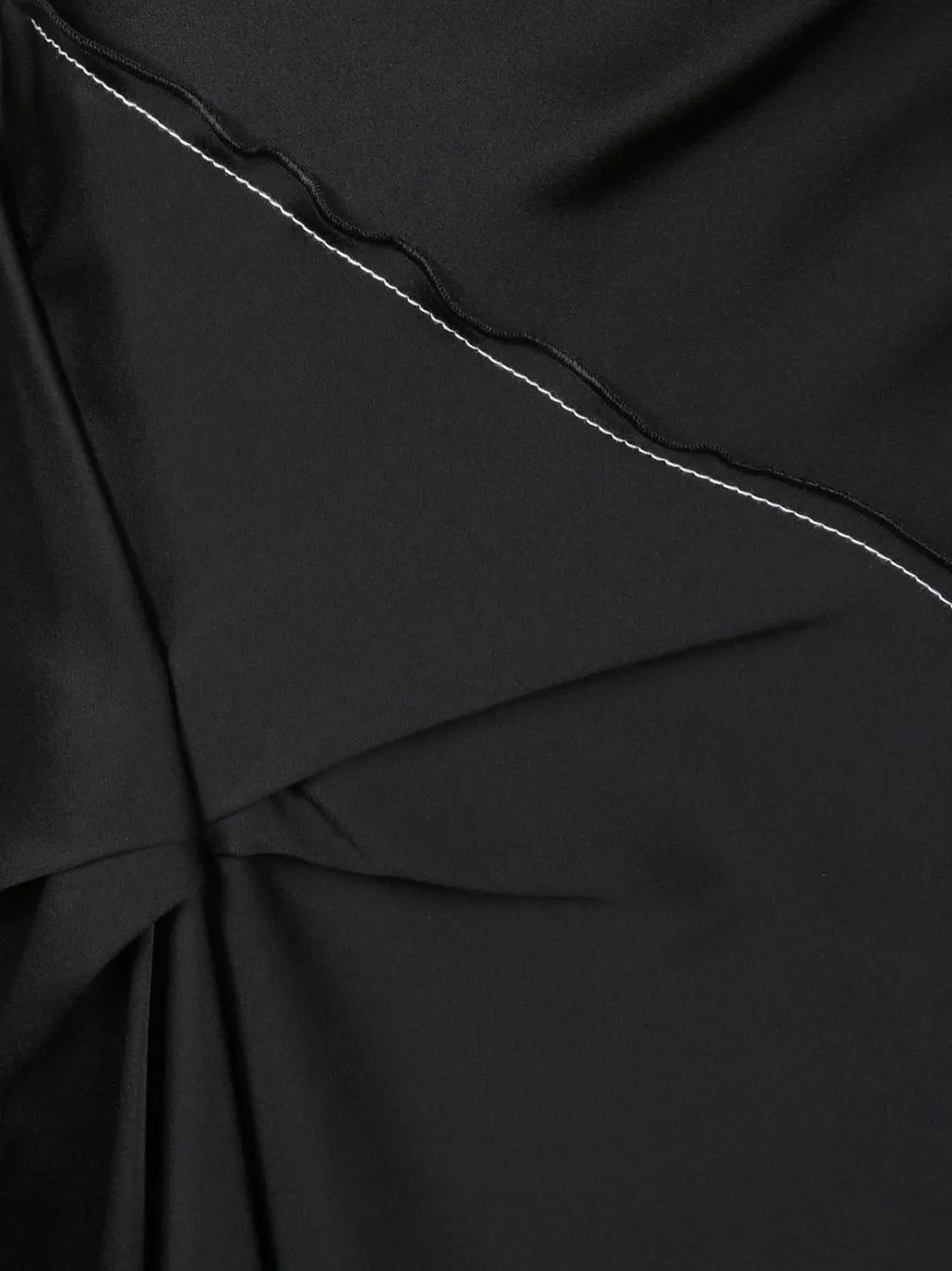 Asymmetric Drape Gown