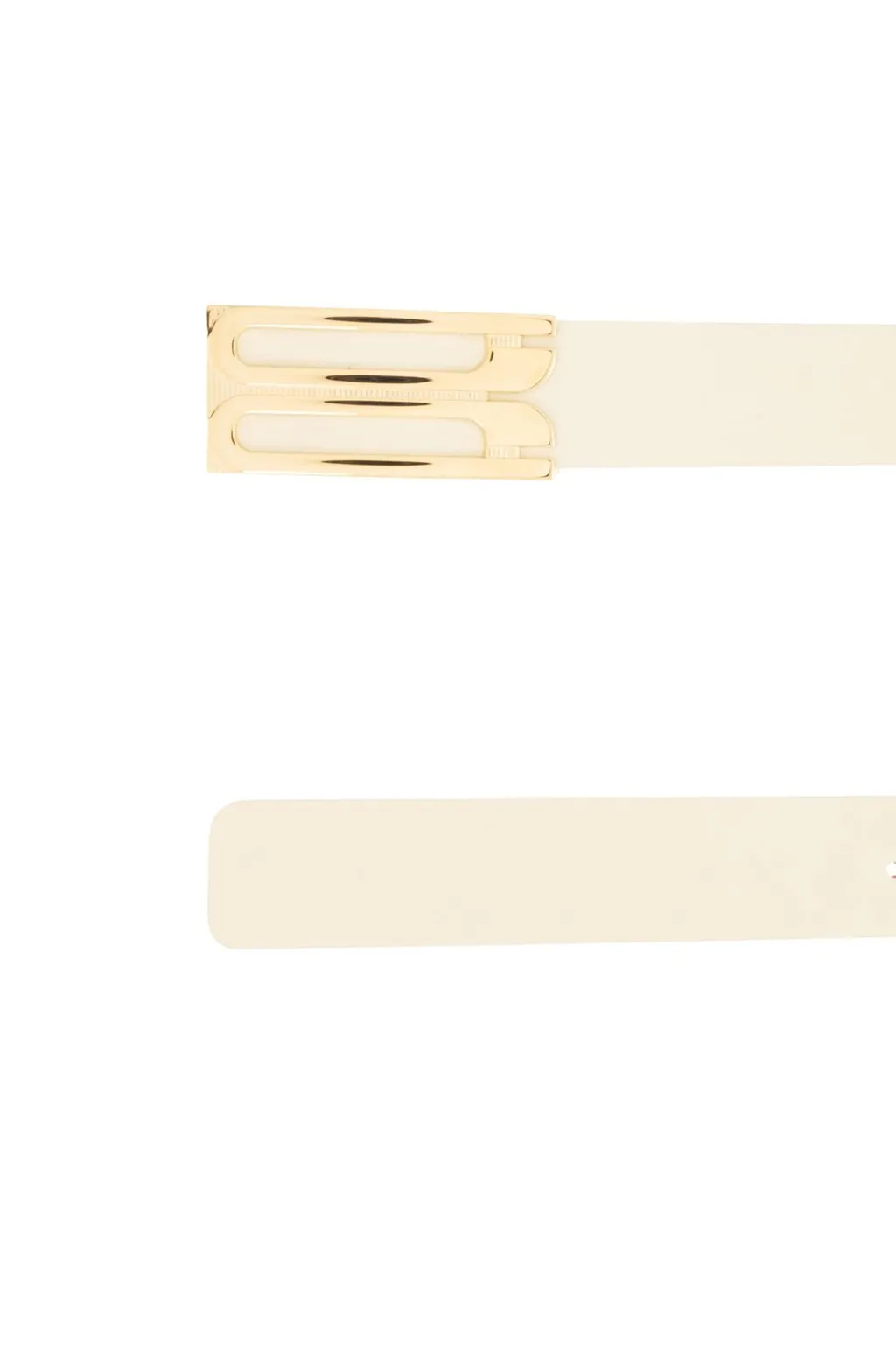 Belt With Logo Buckle