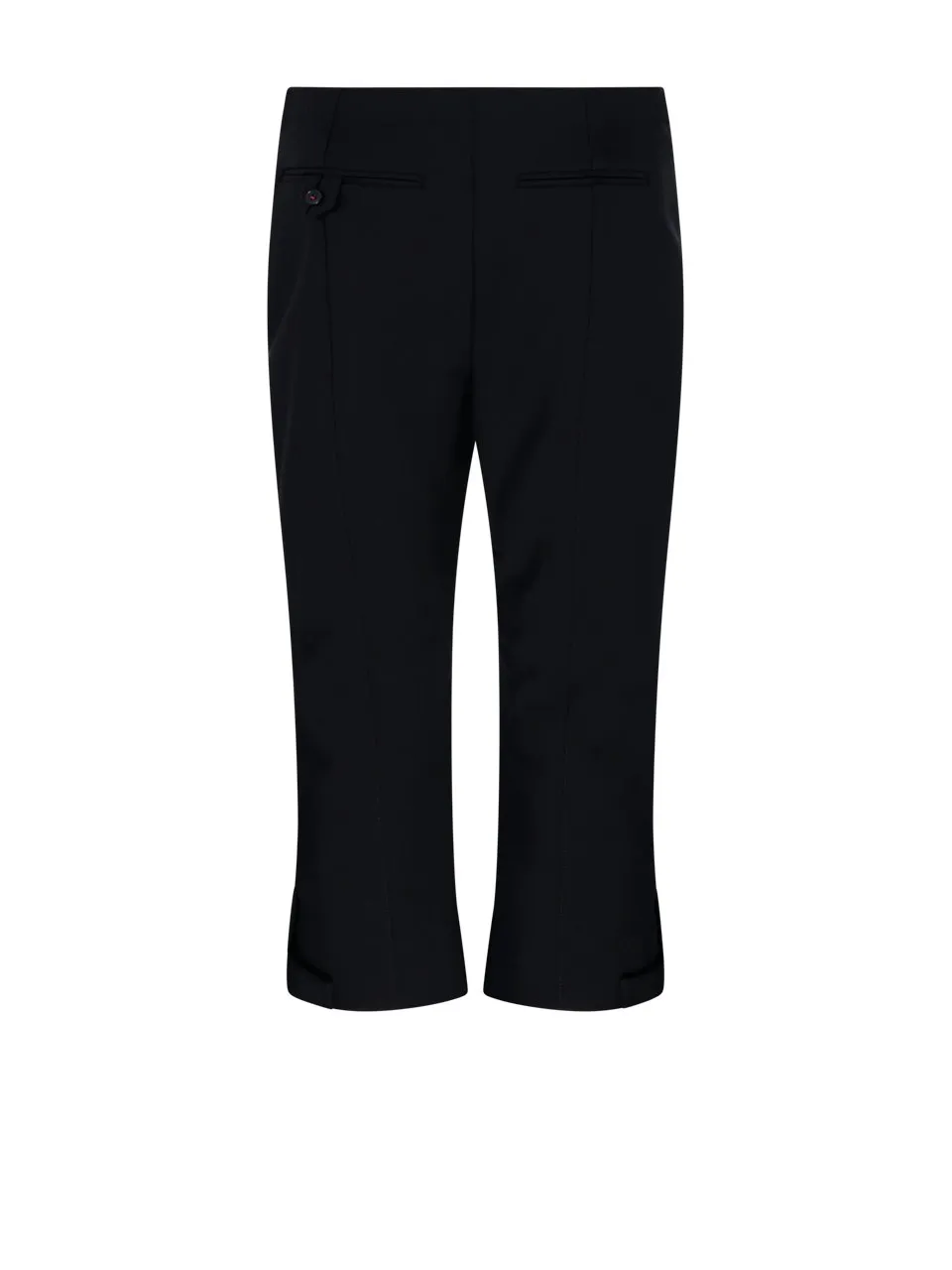 Cropped Flare Trousers
