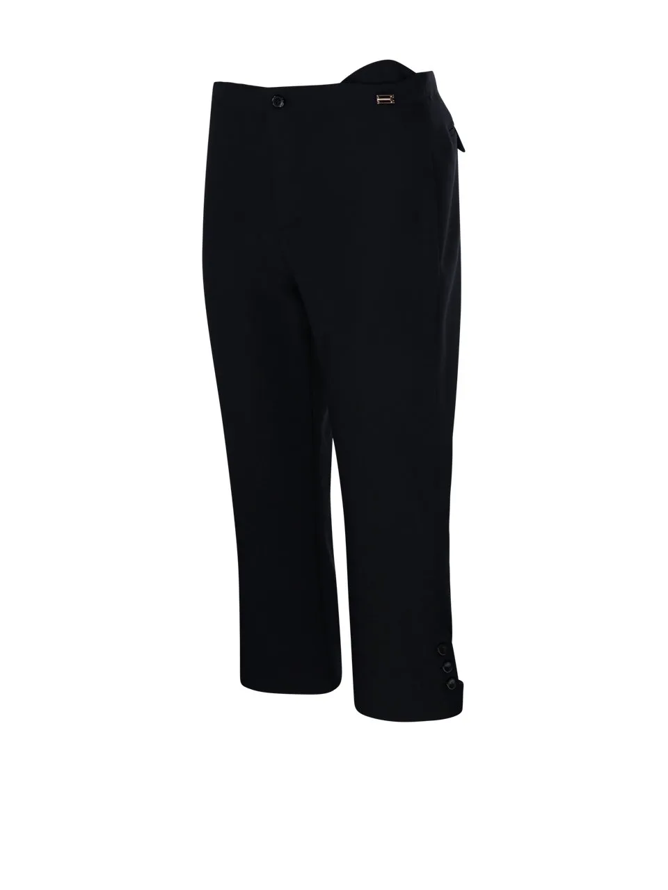 Cropped Flare Trousers