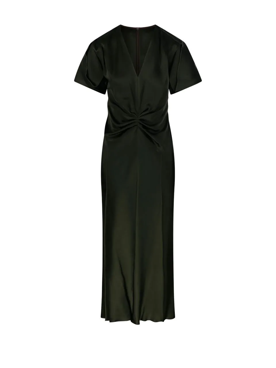 Twisted V-Neck Maxi Dress