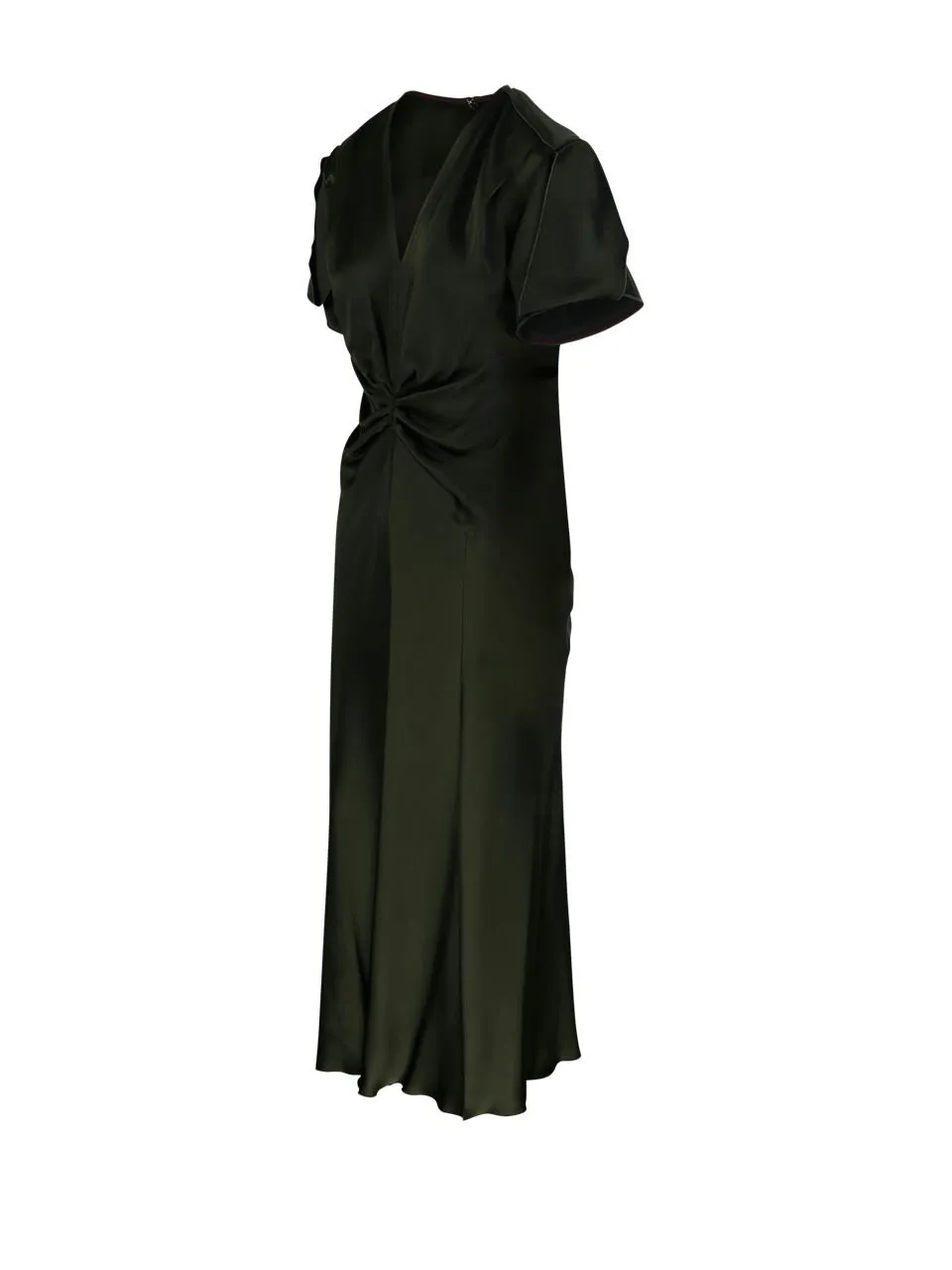 Twisted V-Neck Maxi Dress