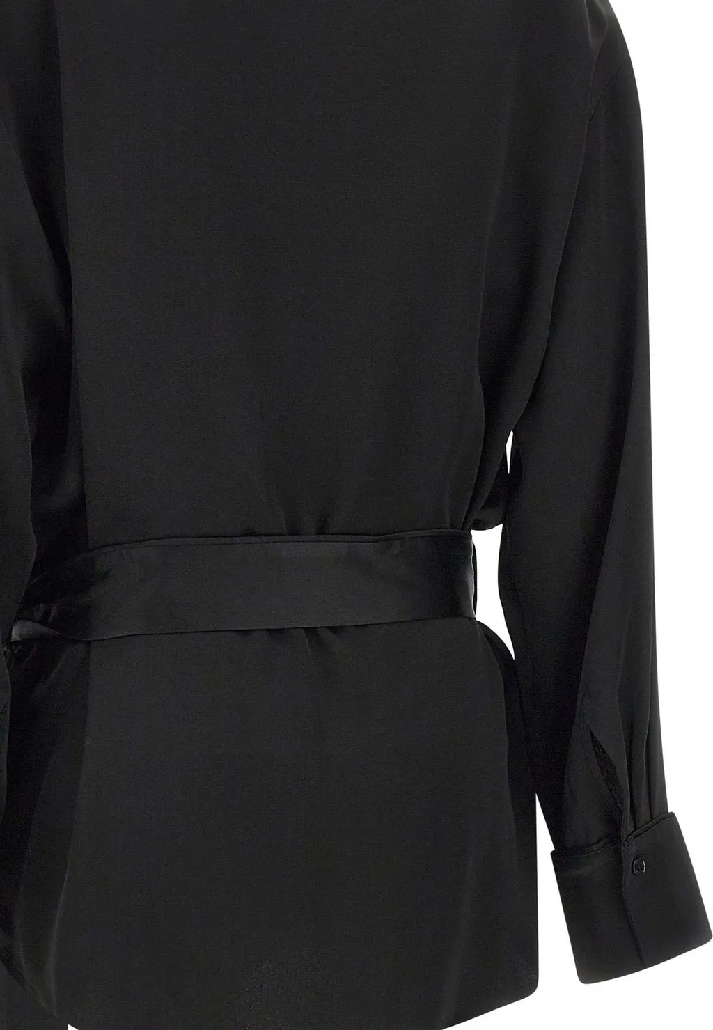 Belted Shawl Collar Jacket