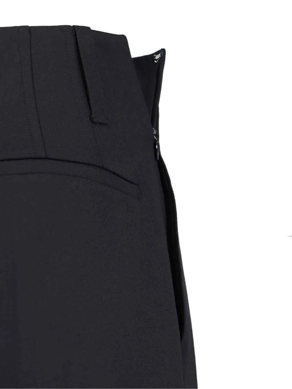 High-Waisted Pleated Trousers