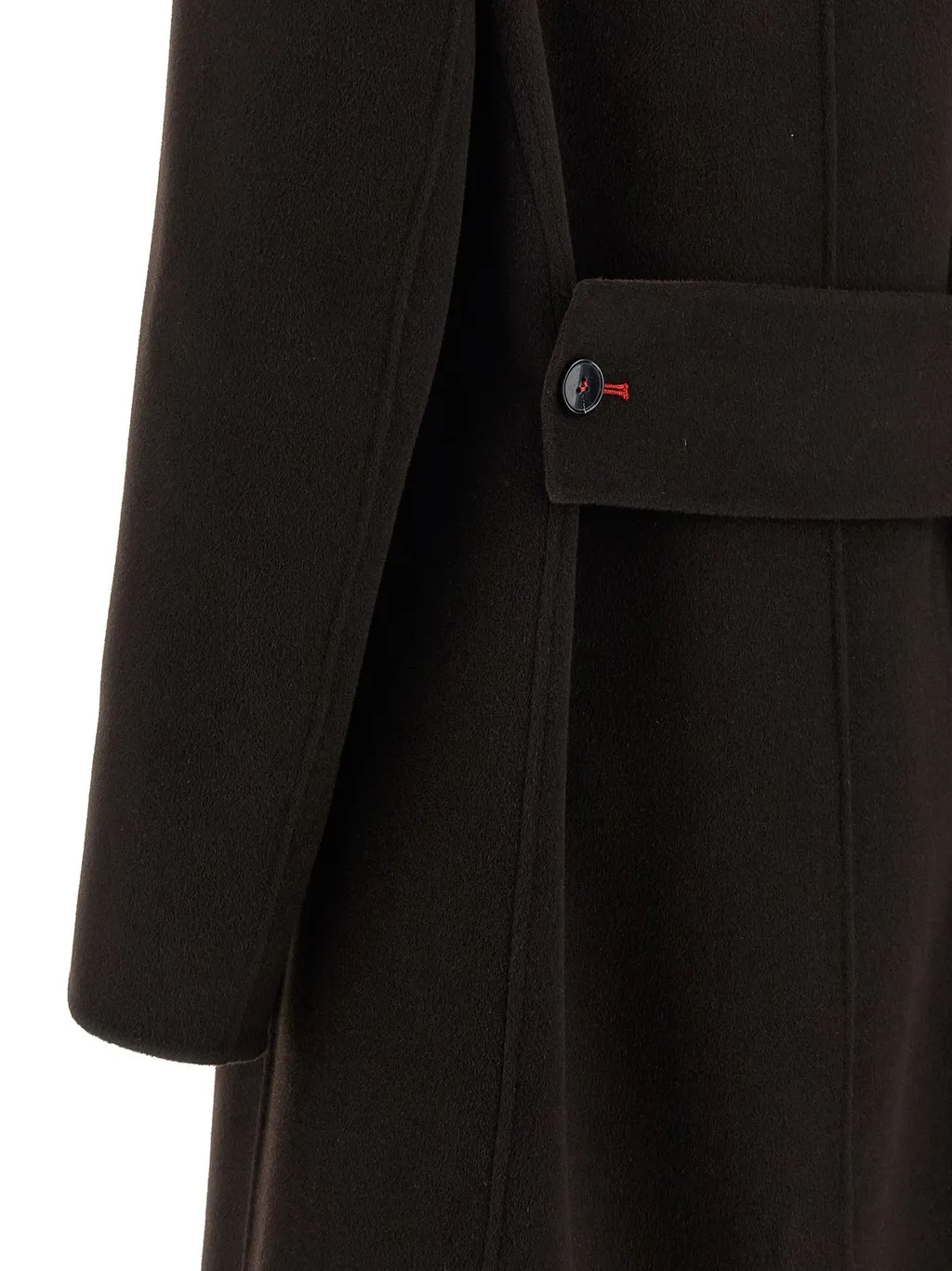 Double-Breasted Wool Coat