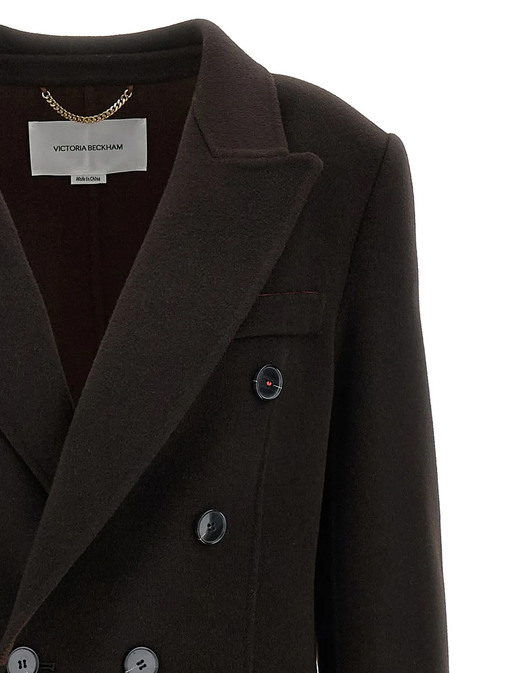 Double-Breasted Wool Coat