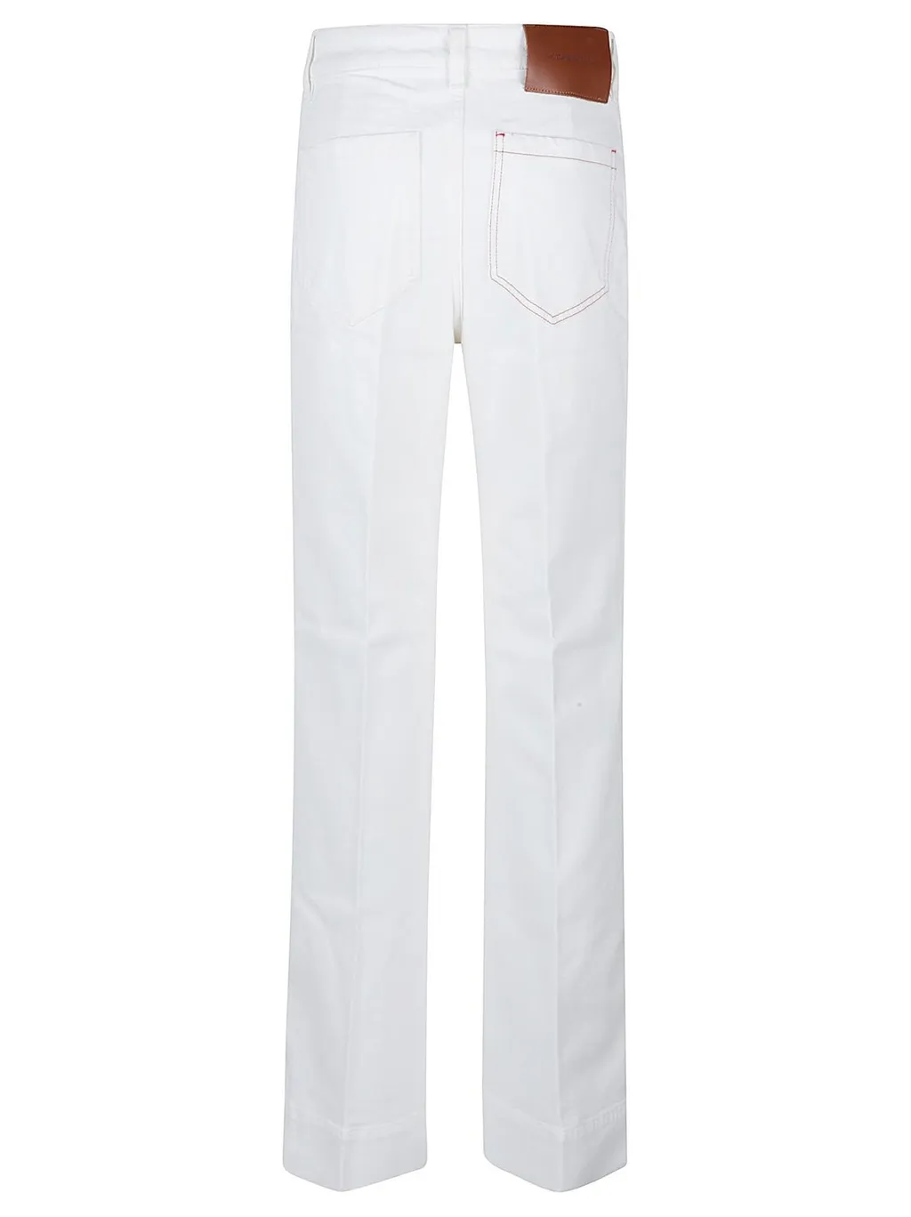 Wide-Leg Cotton Trousers