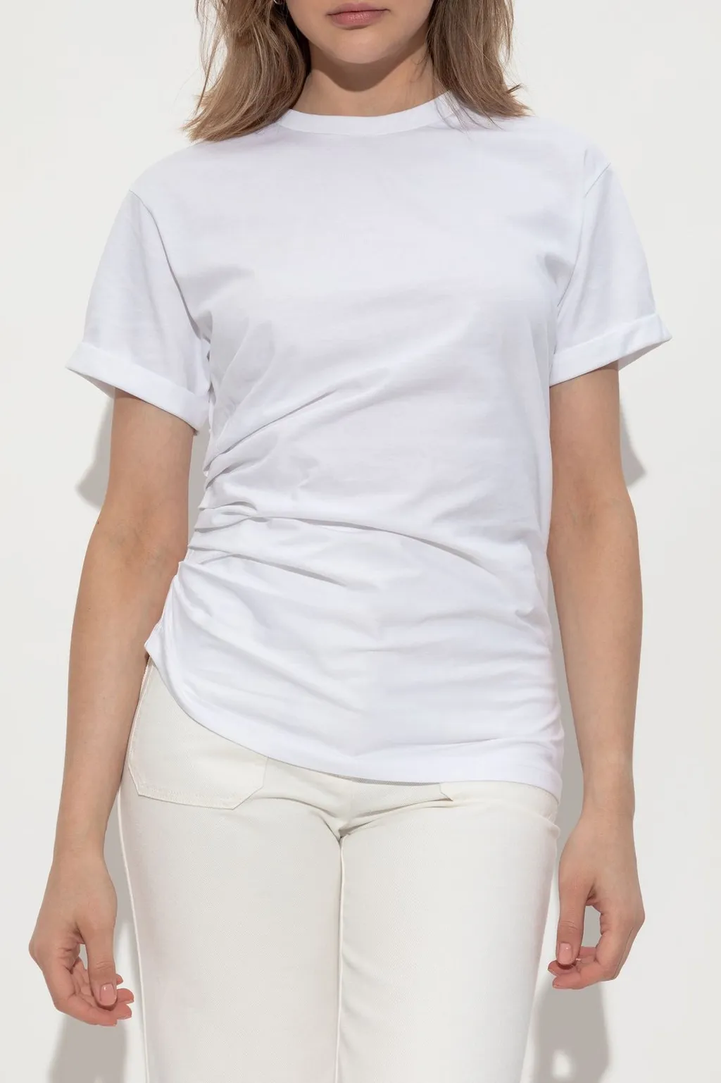 T-Shirt With Ruched Detail