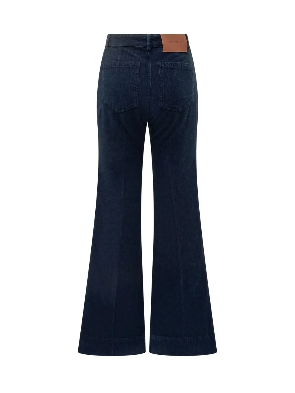 High-Rise Flared Corduroy Trousers