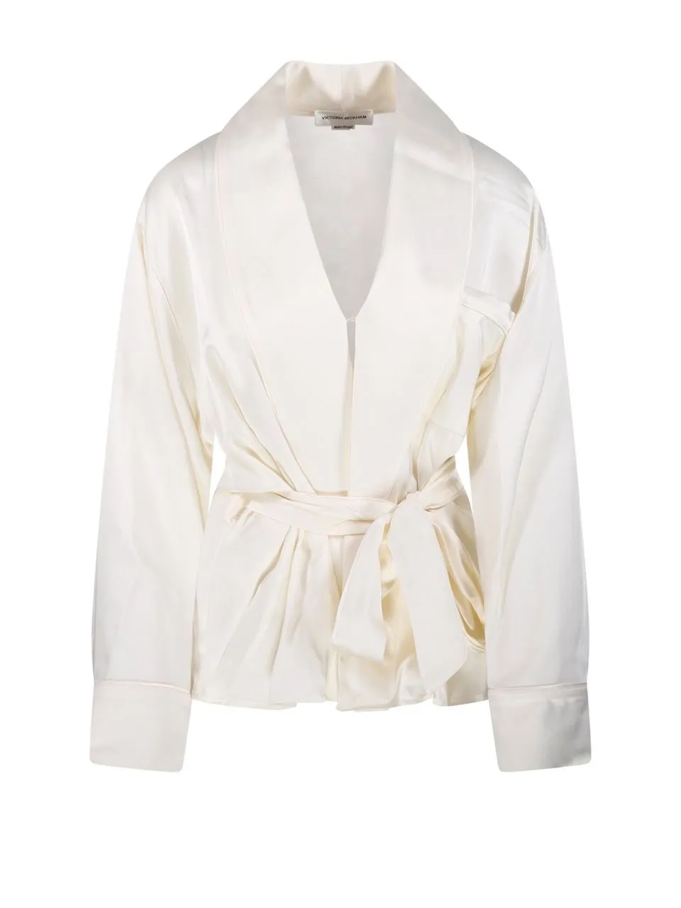 Satin Wrap Blouse