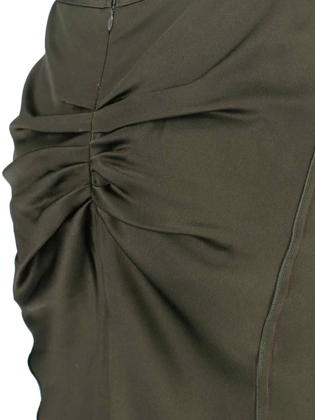 Ruched Maxi Skirt