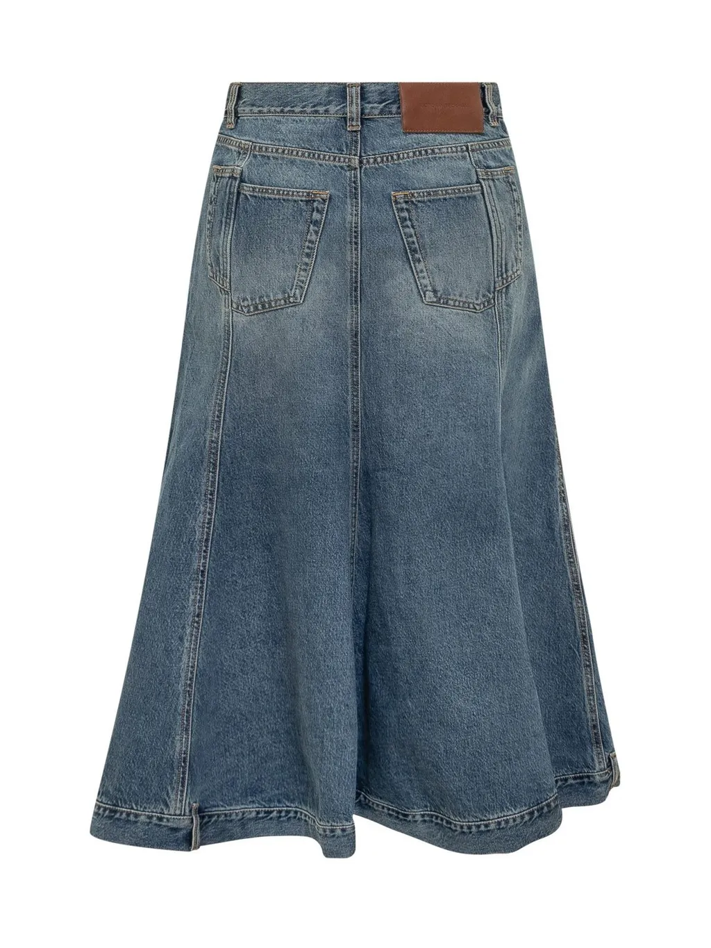 Denim Maxi Skirt