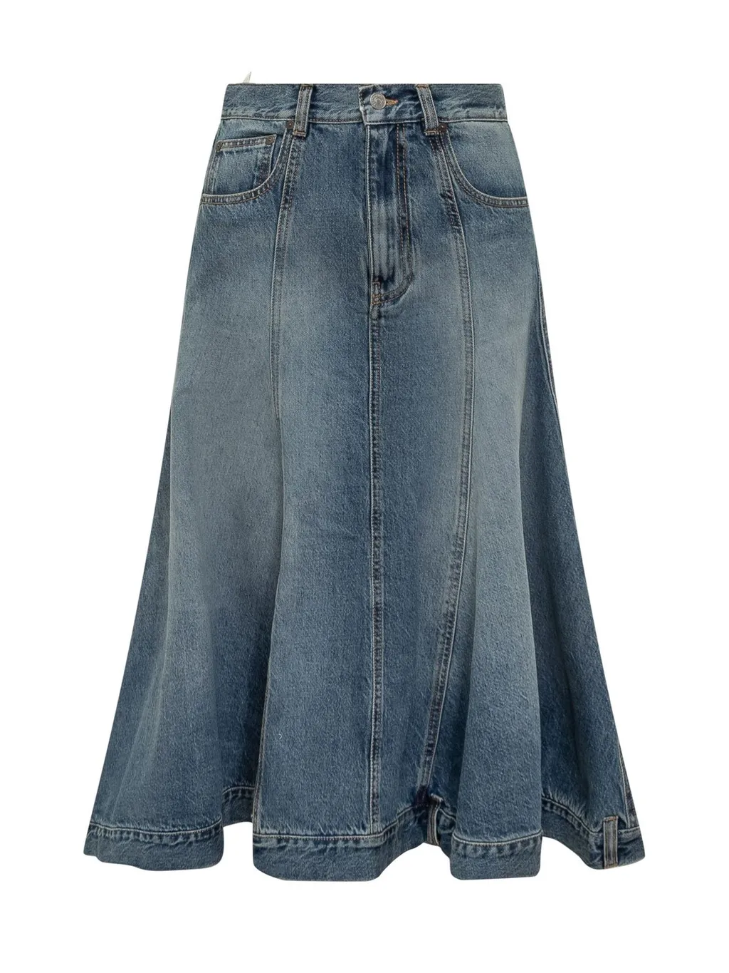 Denim Maxi Skirt