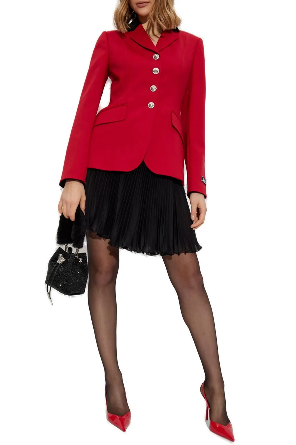 Pleated Midi Skirt