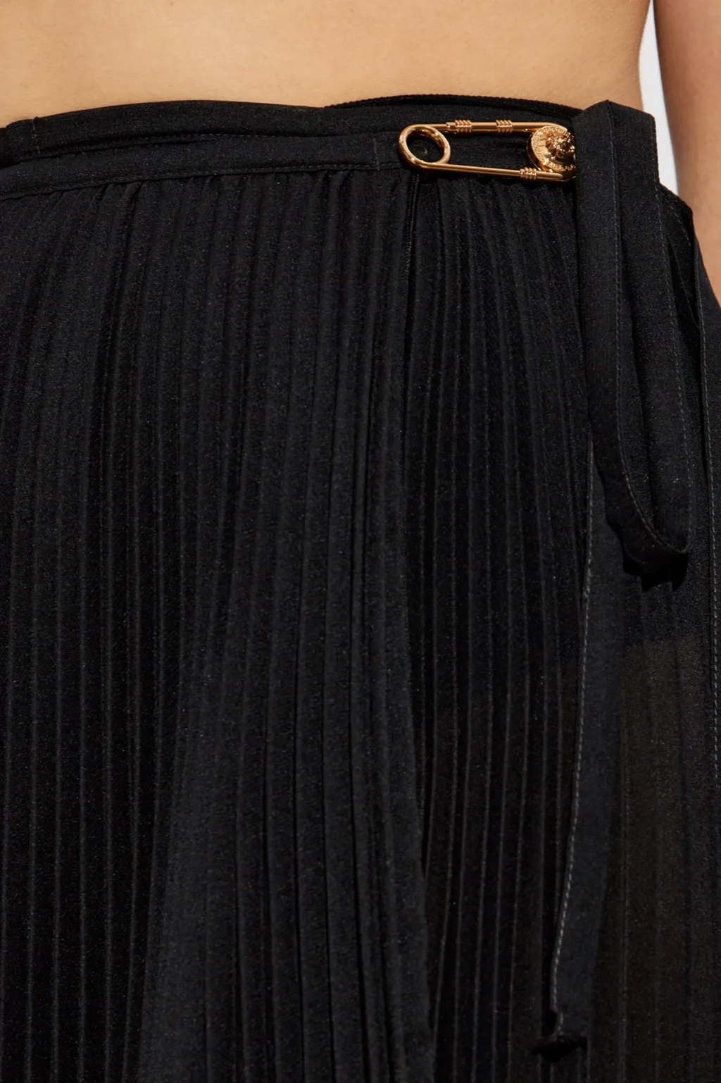Pleated Midi Skirt