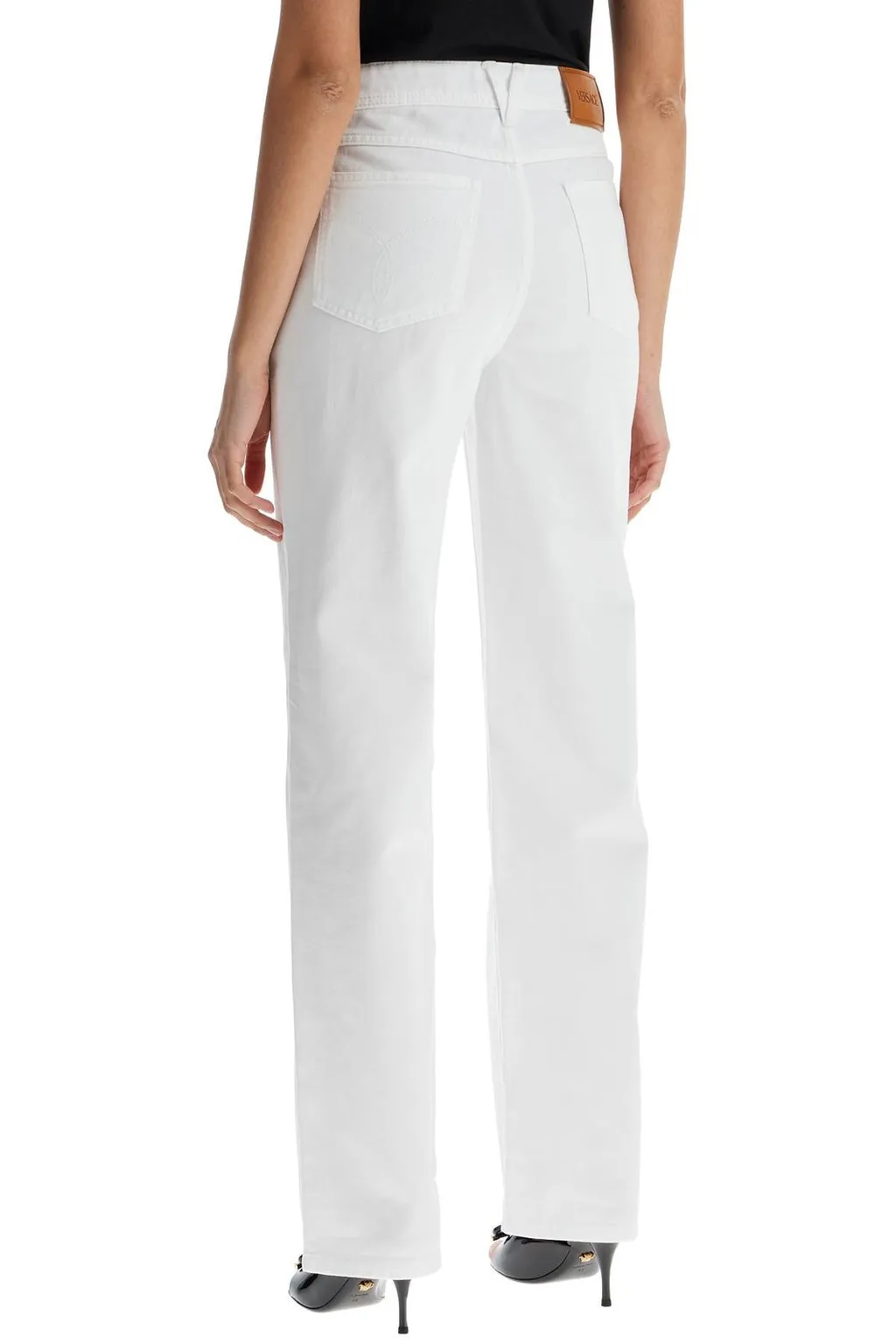 High-Waisted Wide-Leg Jeans