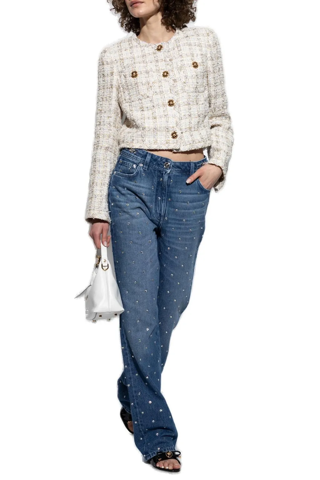 Cropped Tweed Jacket