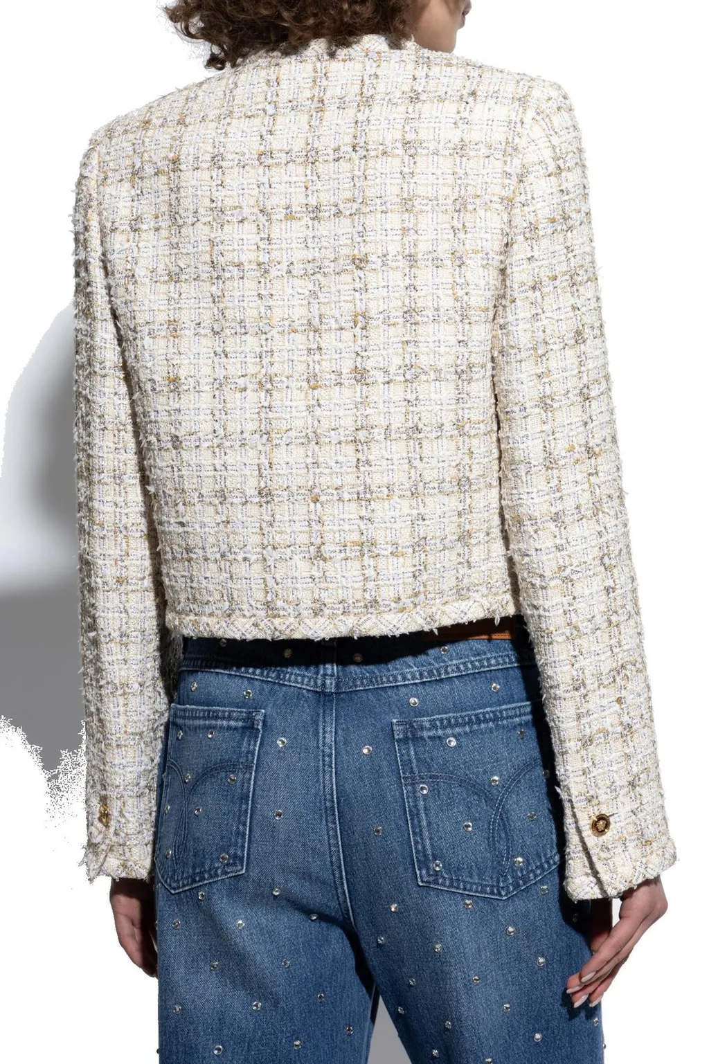 Cropped Tweed Jacket