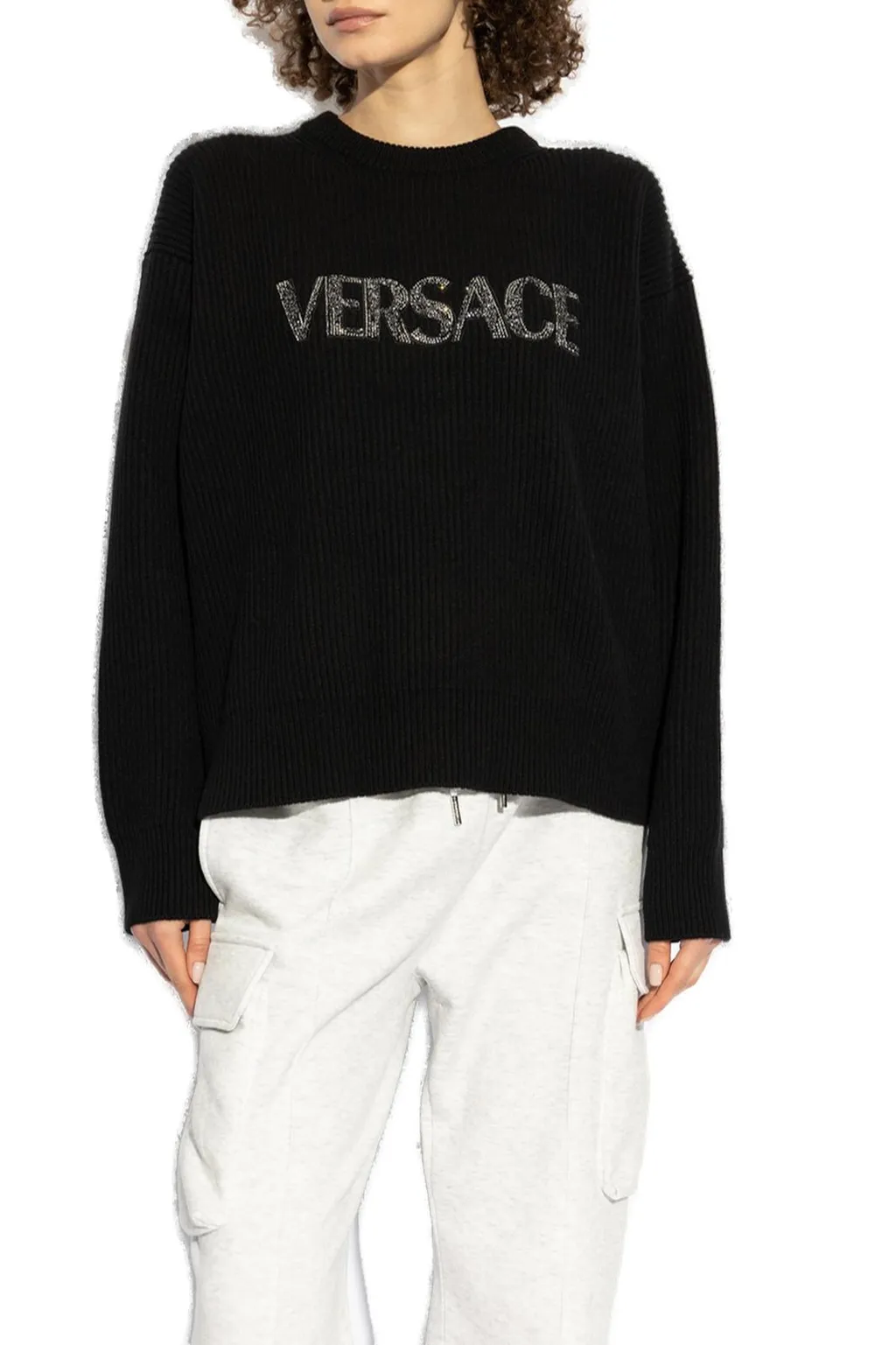 Sweater With Medusa Biggie Print