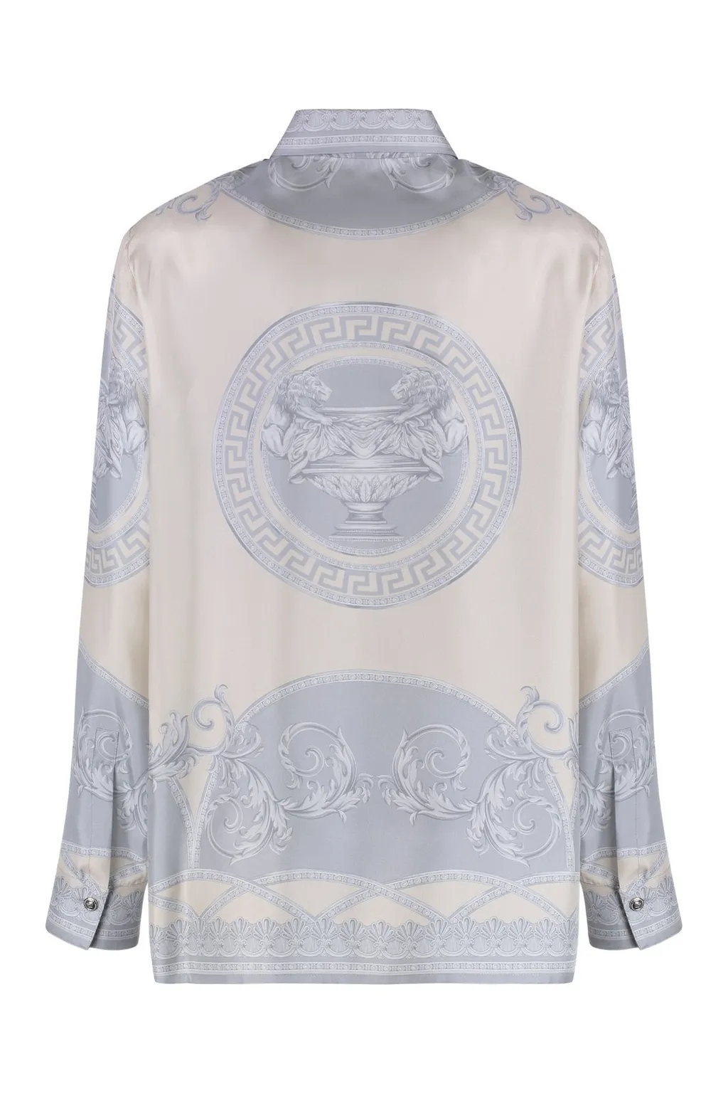 Baroque Print Silk Shirt