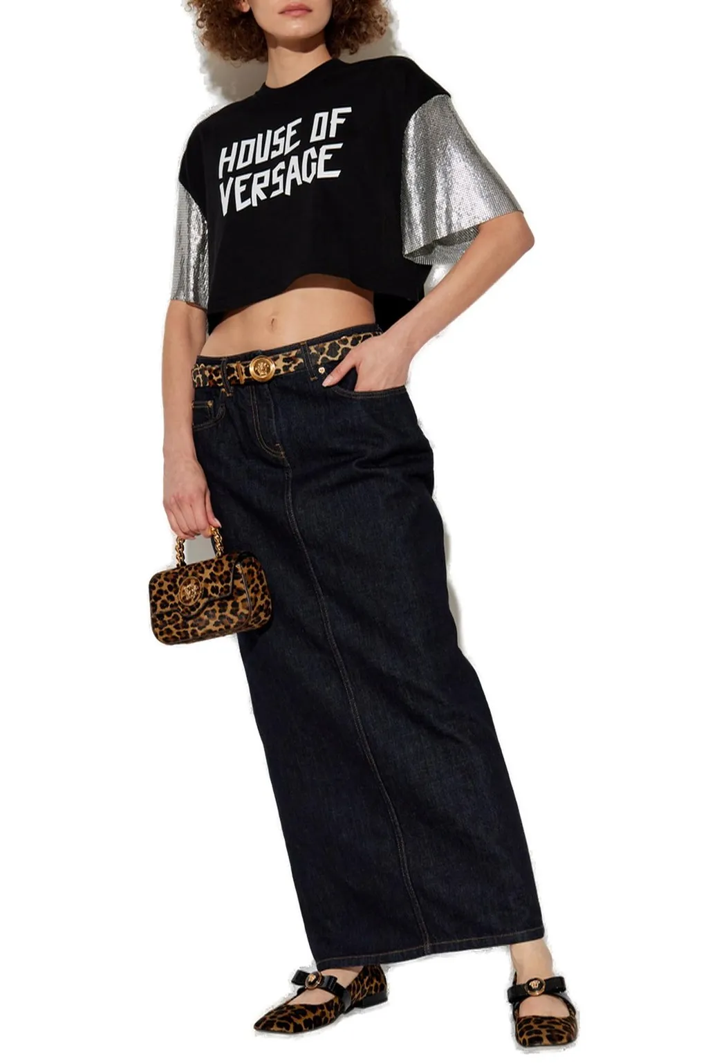Denim Maxi Skirt
