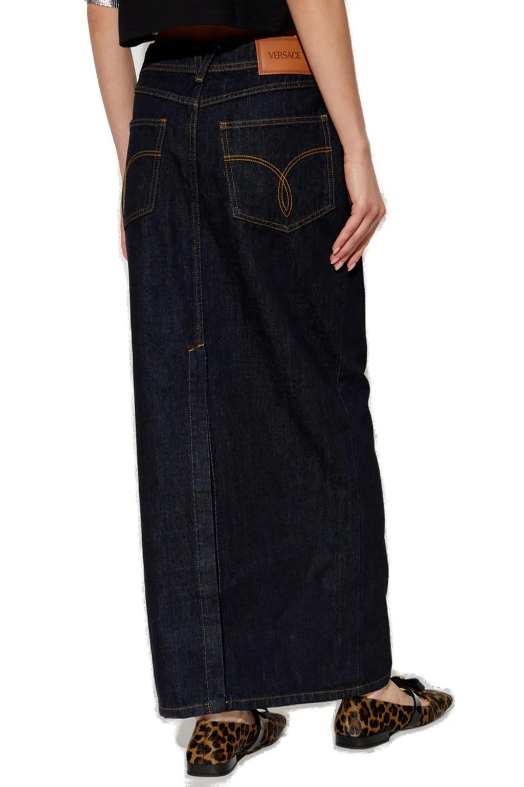 Denim Maxi Skirt