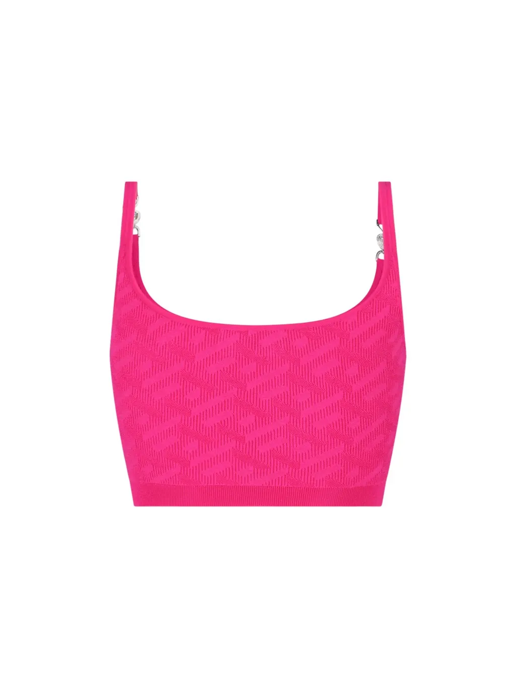 Logo Knit Crop Top