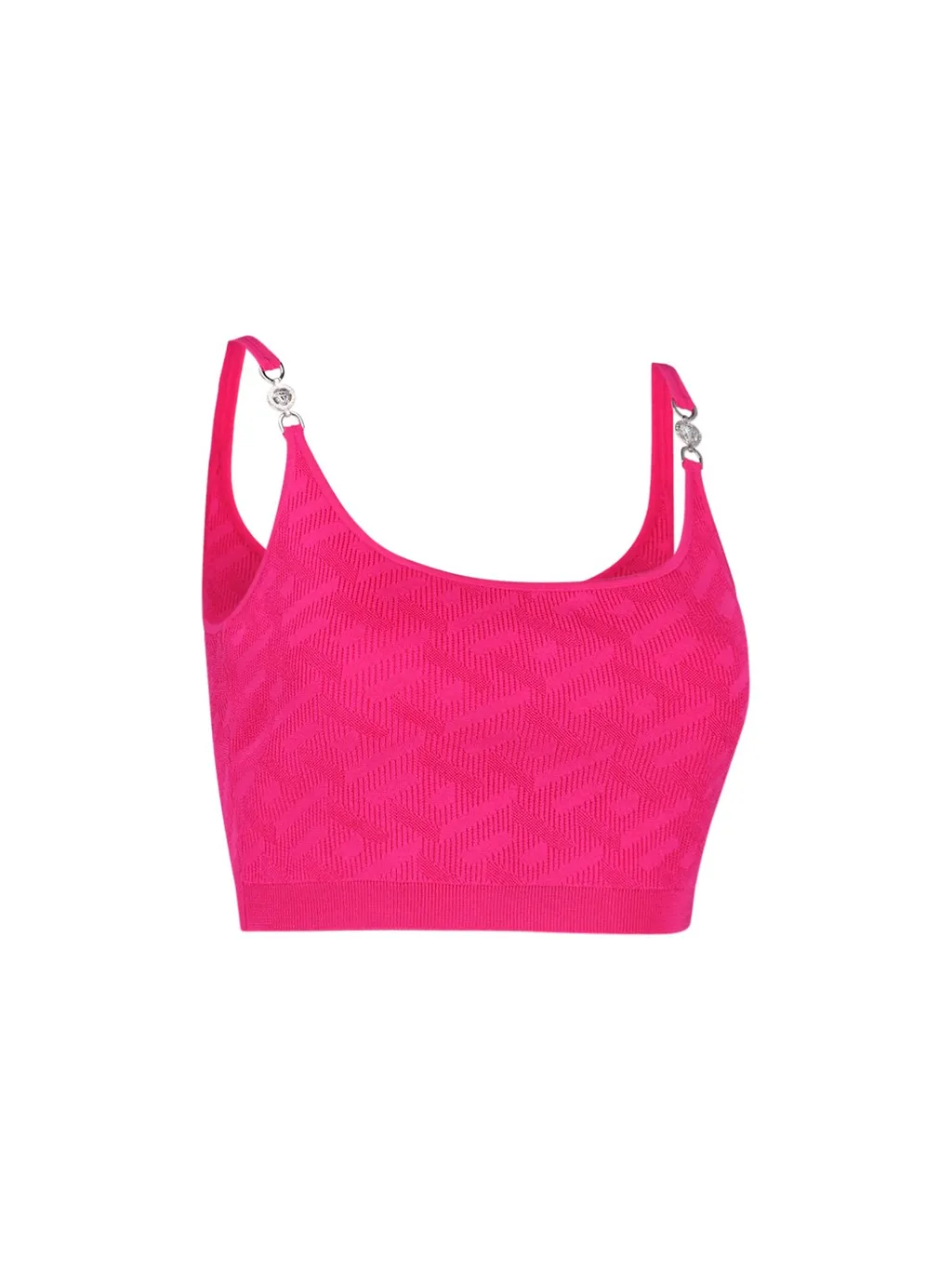 Logo Knit Crop Top
