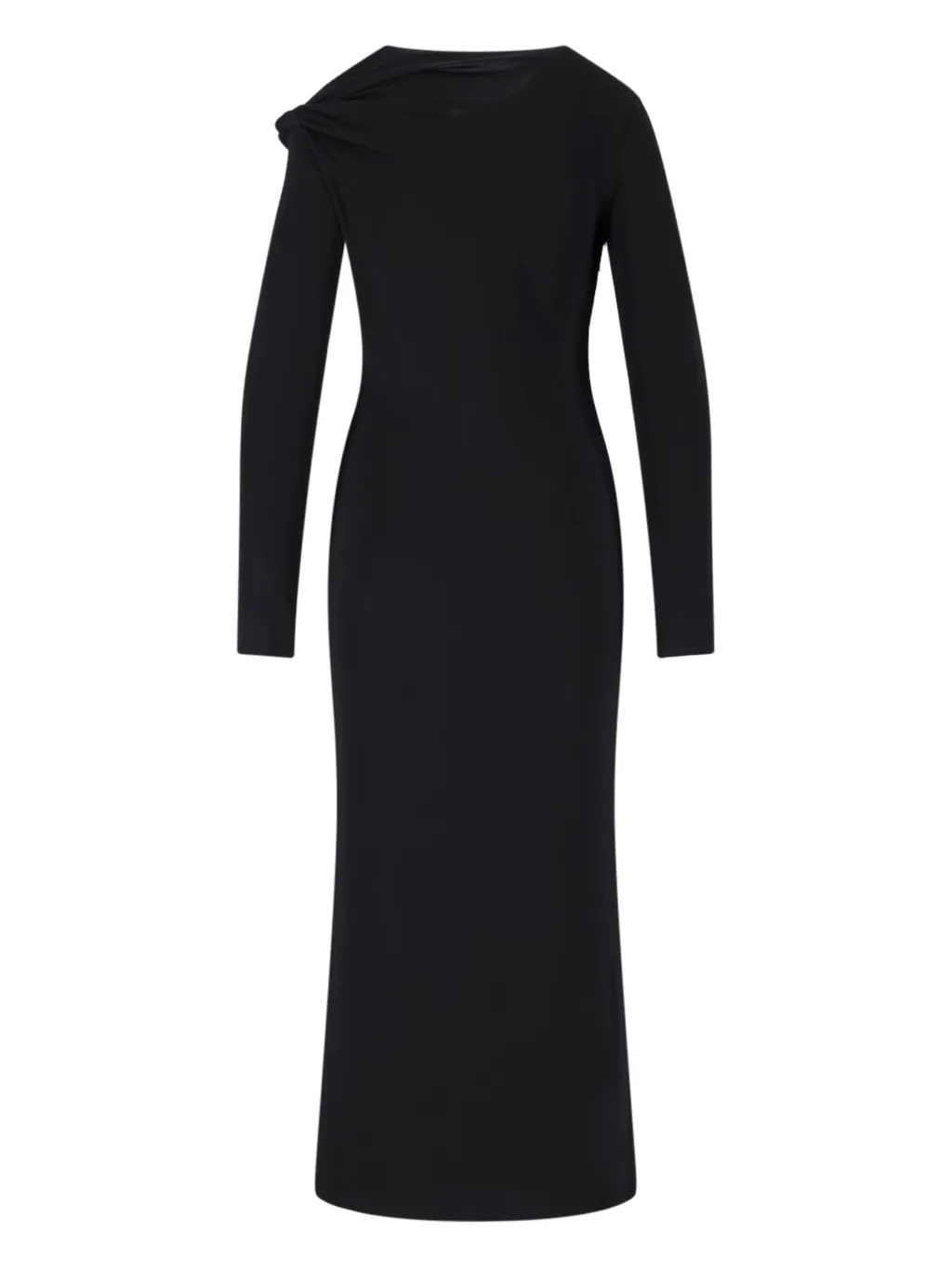 Asymmetric Neckline Dress