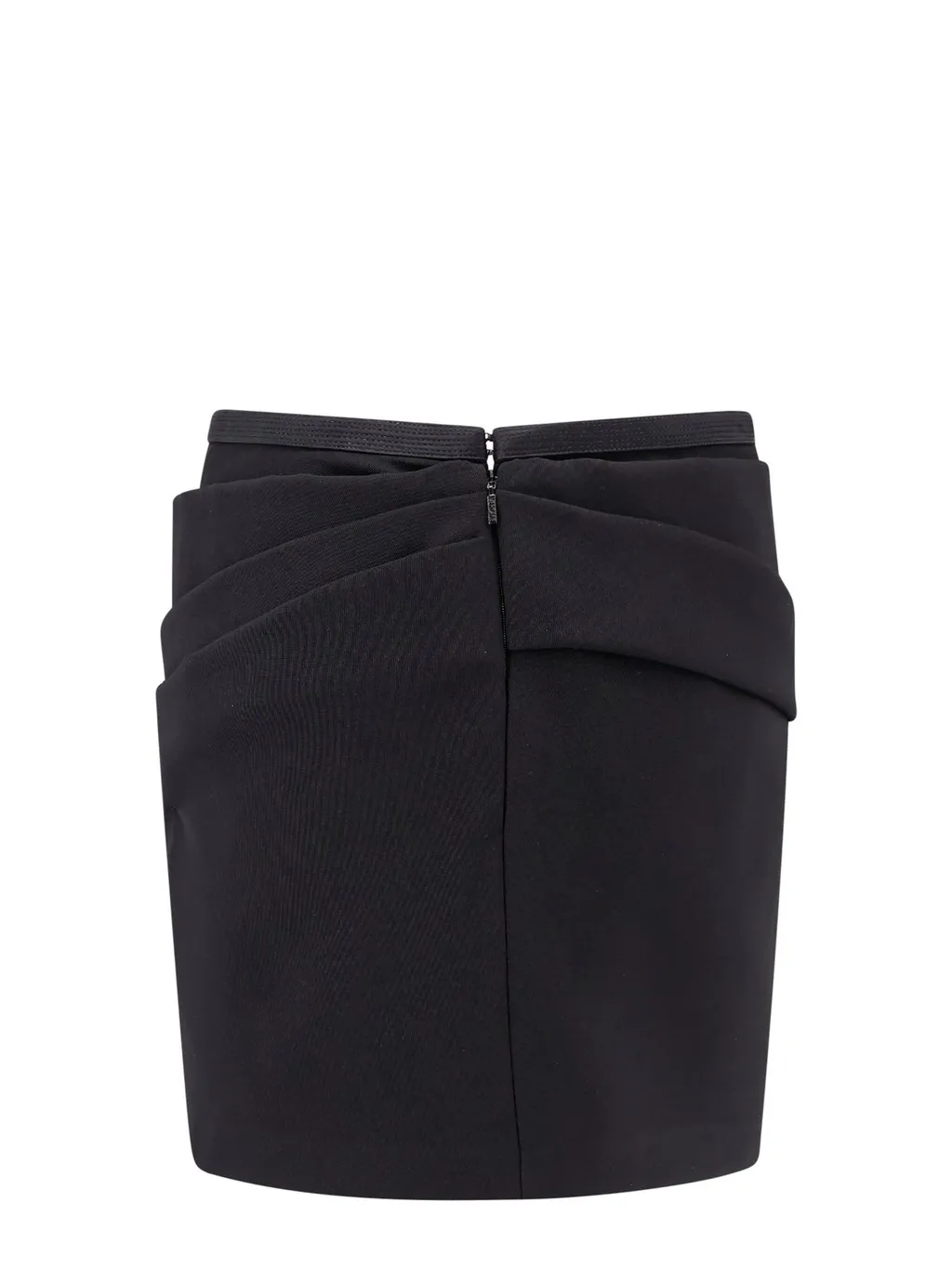 Draped Mini Skirt